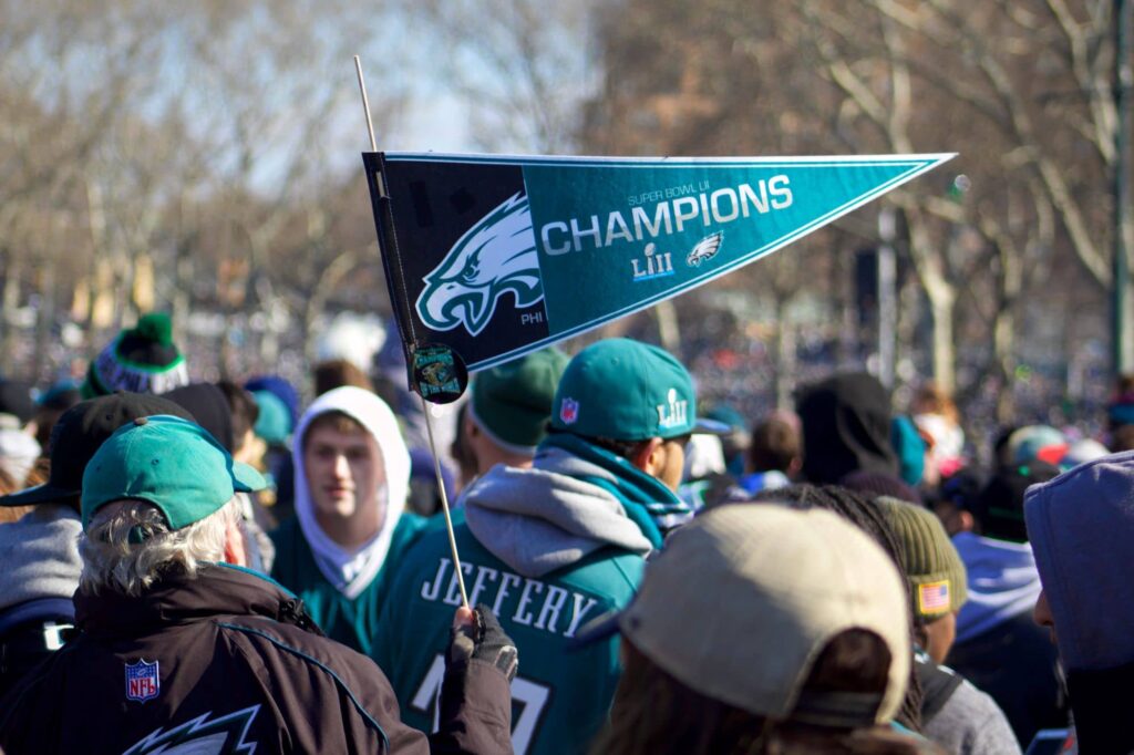 Philadelphia Eagles, vinnare av Super Bowl.