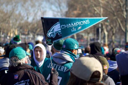 Philadelphia Eagles, vinnare av Super Bowl.